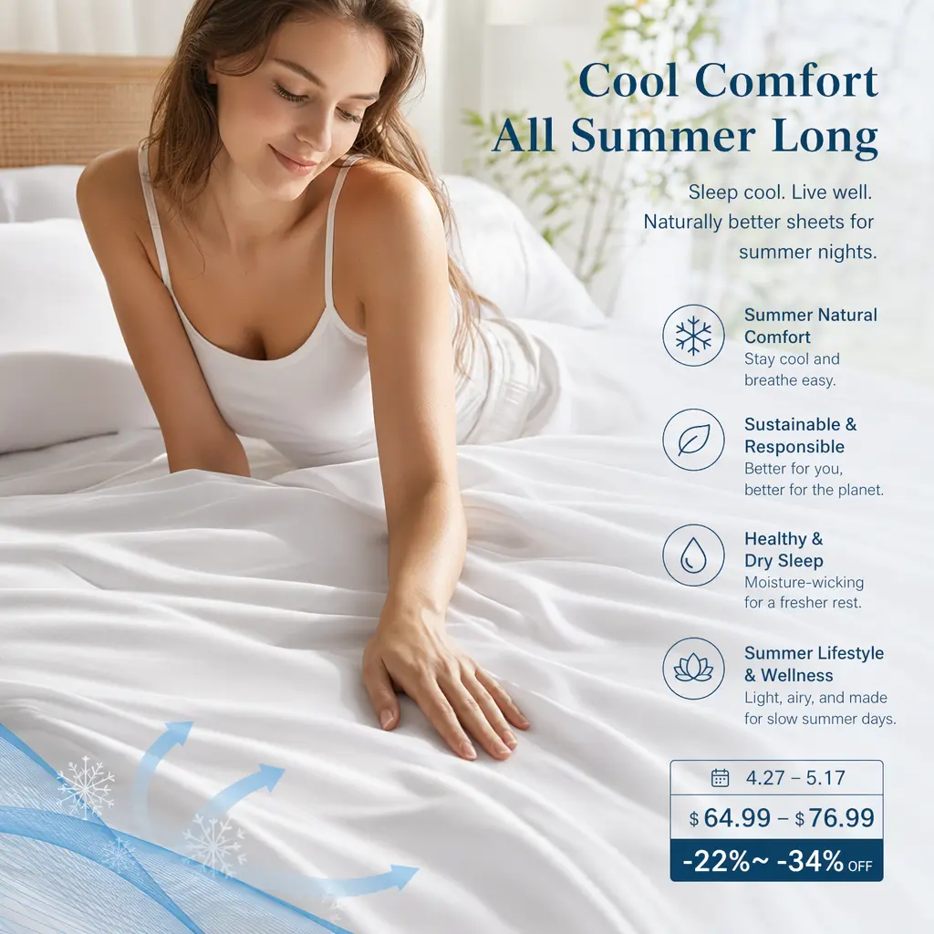 Bedsure bamboo sheet set — look 4